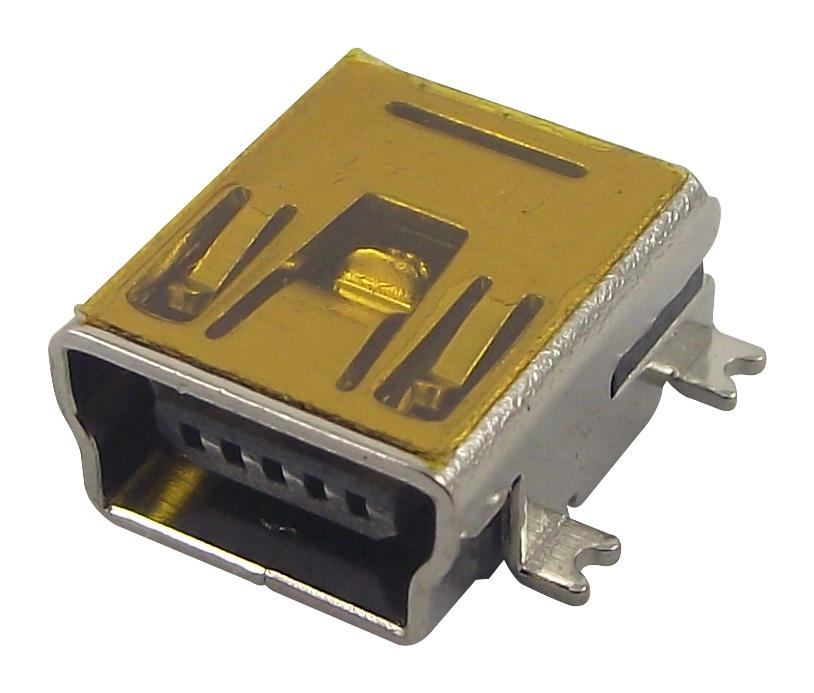 65100516121 MINI USB, 2.0 TYPE B, RECEPTACLE, SMT WURTH ELEKTRONIK