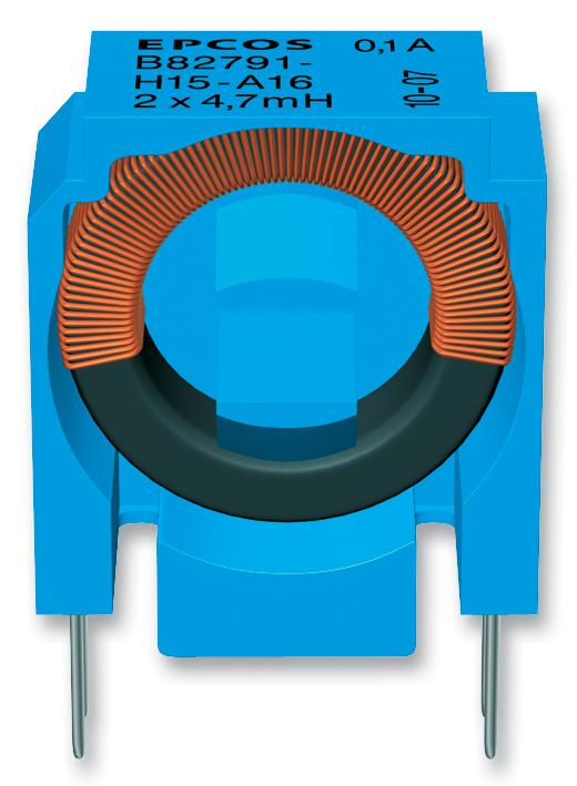 B82791H2501N001 CHOKE, COMMON MODE, 10MH, 0.5A EPCOS