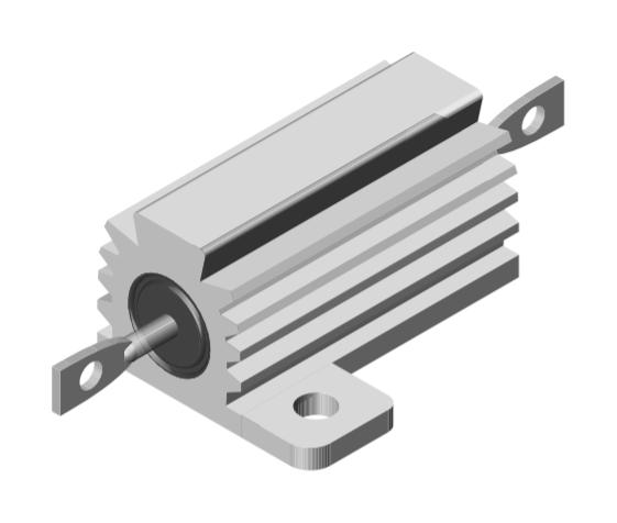 RH050R1000FE02 RESISTOR WIREWOUND, 0.1 OHM, 50W, 1% VISHAY