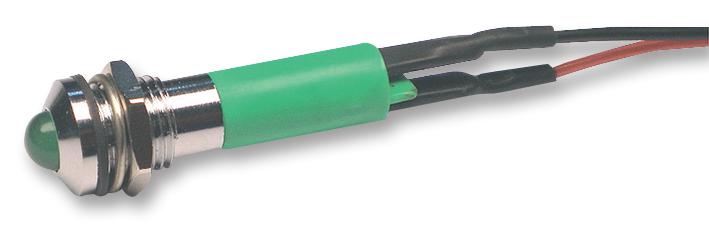 NLD29W804550500 LED INDICATOR, 28V GRN NLD ELECTRONIC