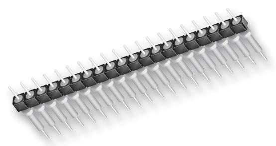 BBS-106-G-A HEADER, 2.54MM, PCB, 6WAY SAMTEC