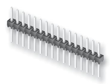 TSW-109-07-G-S HEADER, 2.54MM, SINGLE, 9WAY SAMTEC