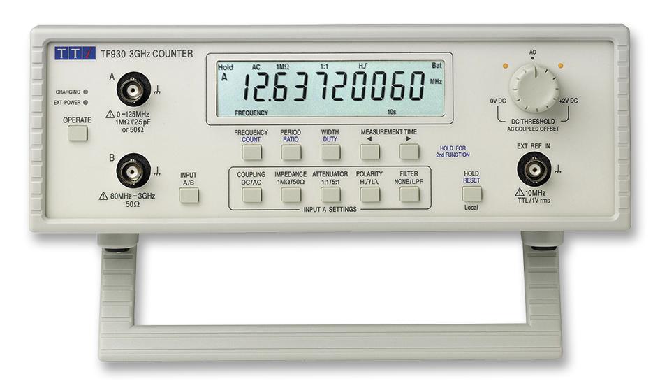 TF930. FREQUENCY COUNTER, 10 DIGIT,0.001HZ-3GHZ AIM-TTI INSTRUMENTS