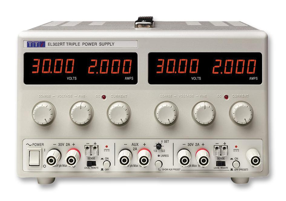 EL302RT POWER SUPPLY, 3CH, 30V, 2A, ADJUSTABLE AIM-TTI INSTRUMENTS