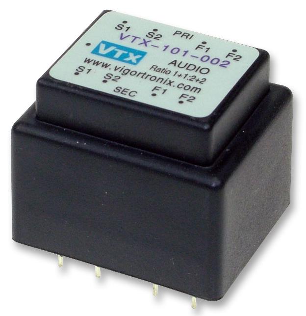 VTX-101-002 TRANSFORMER, AUDIO, 1+1:2+2 VIGORTRONIX