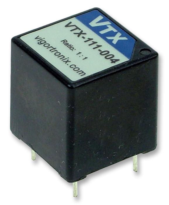 VTX-111-004 TRANSFORMER, PULSE, ENCAPS, 1:1 VIGORTRONIX