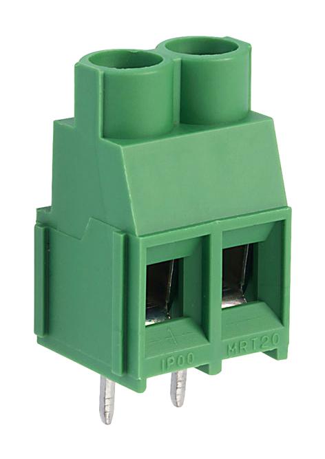CTB04VY/2 TERMINAL BLOCK, WIRE TO BRD, 2POS, 10AWG CAMDENBOSS