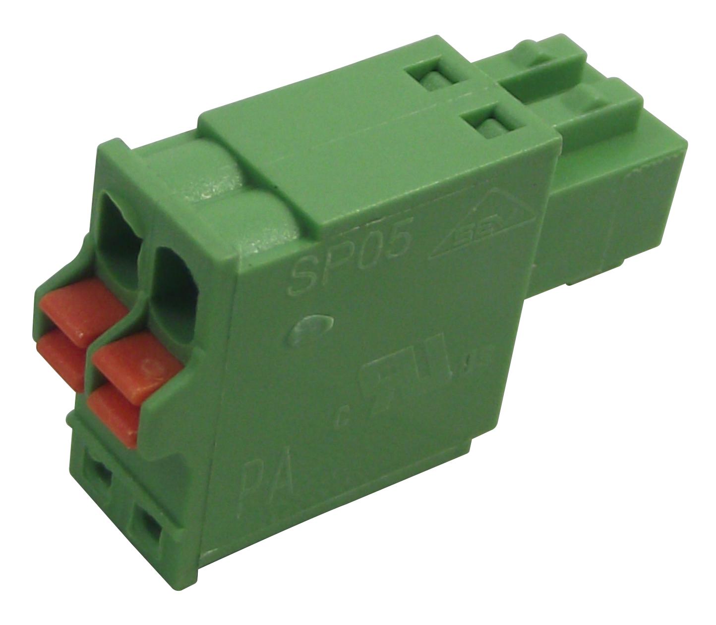 ASP0510206 TERMINAL BLOCK, PLUGGABLE, 2POS, 20AWG METZ CONNECT