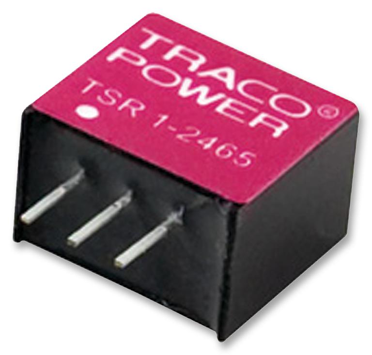 TSR 1-2465 CONVERTER, DC-DC, 6.5V, 6.5W TRACO POWER