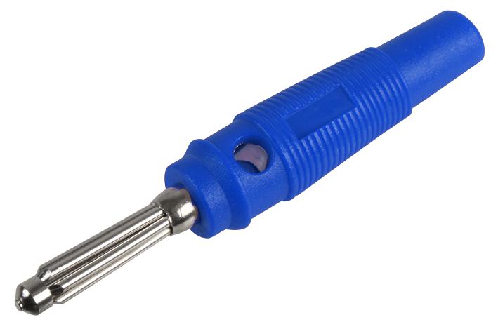25.413.5 PLUG, 4MM, BLUE MULTICOMP