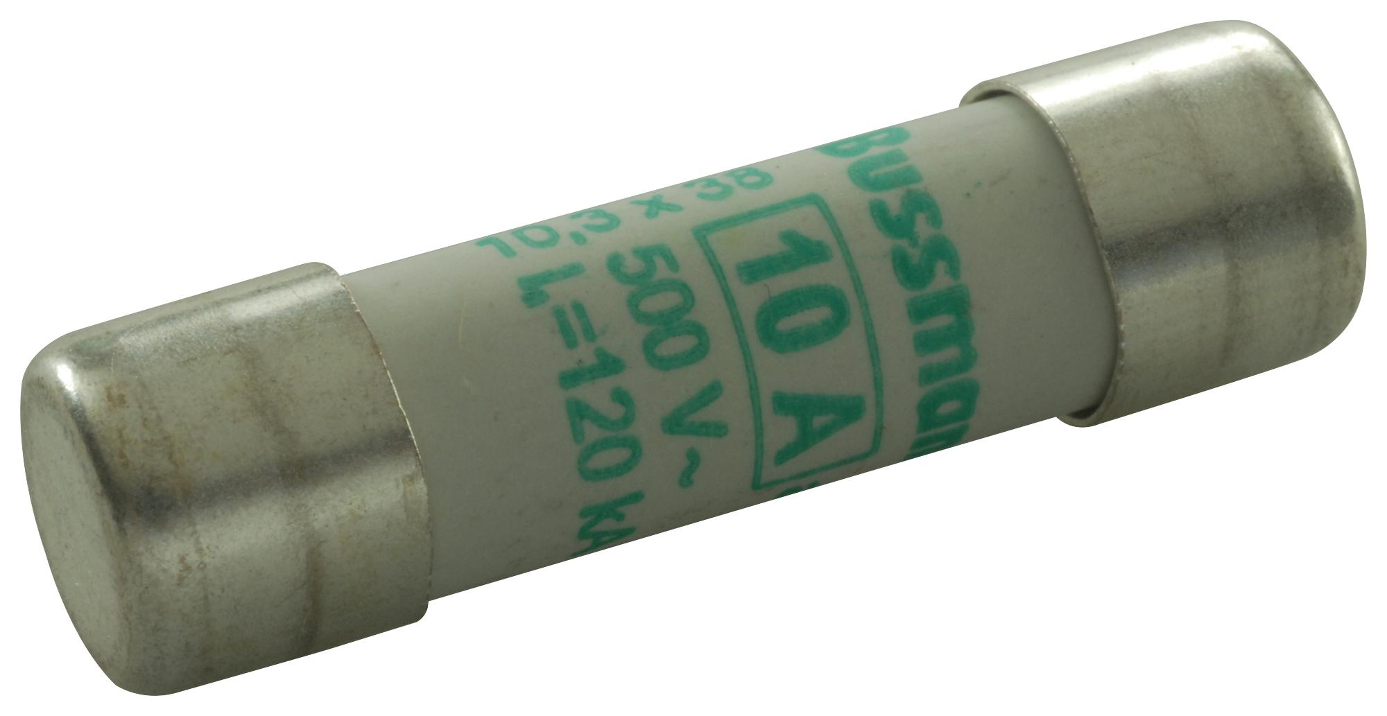 C10M10 FUSE, 10A, MOTOR RATED, 10X38, 500V EATON BUSSMANN
