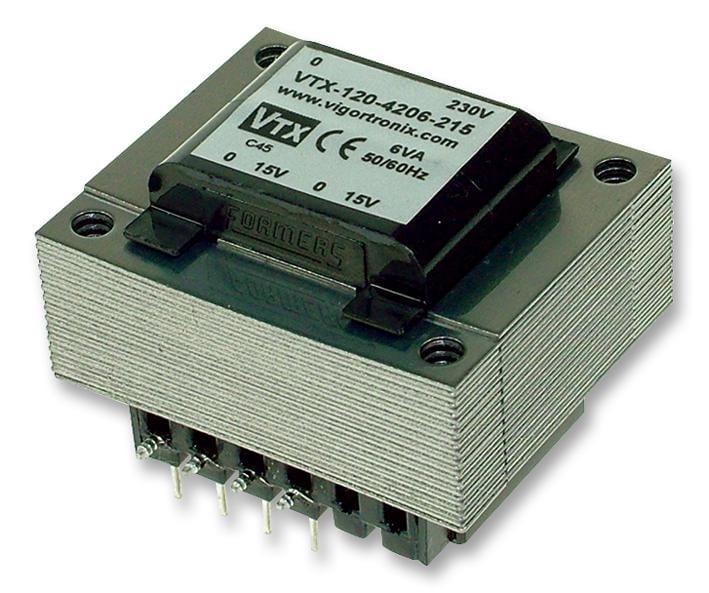 VTX-120-003-620 TRANSFORMER, 3VA, 2 X 20V VIGORTRONIX