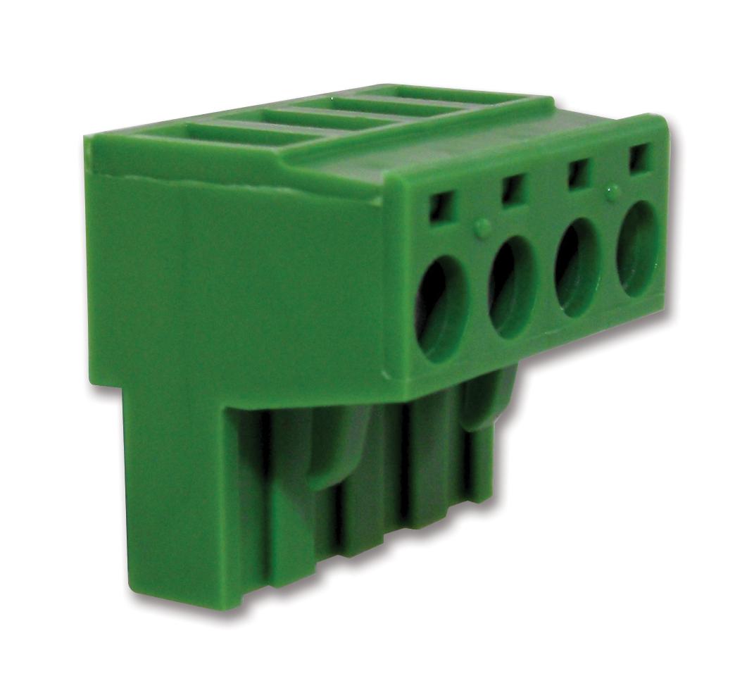 CTB9208/4 TERMINAL BLOCK, PLUGGABLE, 4POS, 12AWG CAMDENBOSS