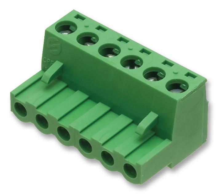 CTB9208/6 TERMINAL BLOCK, PLUGGABLE, 6POS, 12AWG CAMDENBOSS