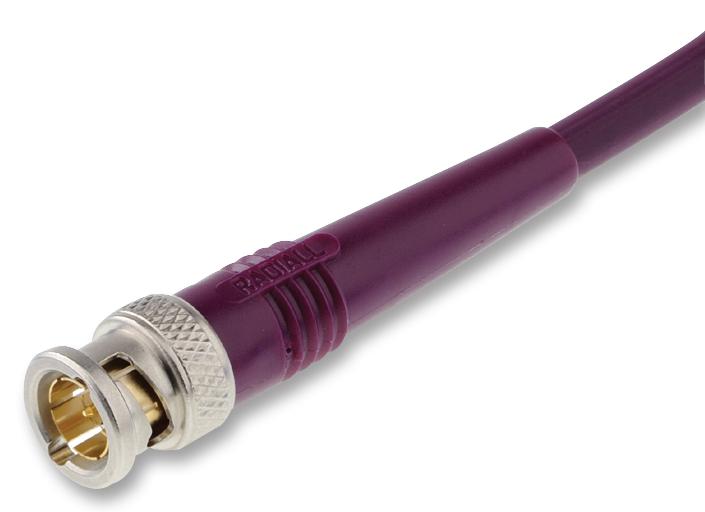 R142077702 RF COAXIAL, BNC, STRAIGHT PLUG, 75OHM RADIALL