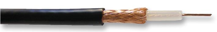 URM70.00100 CABLE, COAX, URM70, BLACK 100M BELDEN