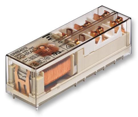 V23050-A1012-A551 FORCE GUIDED RELAY, DPDT, 6A, 250VAC, TH SCHRACK - TE CONNECTIVITY