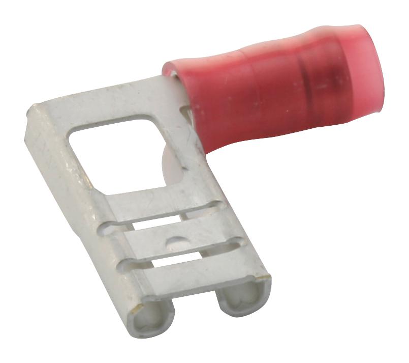 156667-1 RECEPTACLE, FASTON, R/A, AWG22-18 AMP - TE CONNECTIVITY