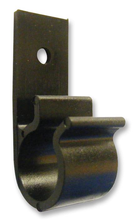 902-01713 D CLIP, BLACK, 15MM, PK100 HELLERMANNTYTON