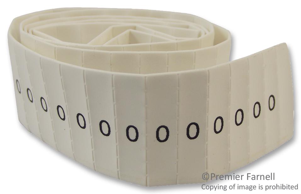 LHS12-4TW/0 CABLE MARKER, H/S, 12/4, 0, PK100 PRO POWER