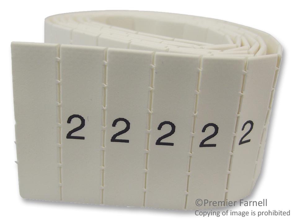 LHS12-4TW/2 CABLE MARKER, H/S, 12/4, 2, PK100 PRO POWER