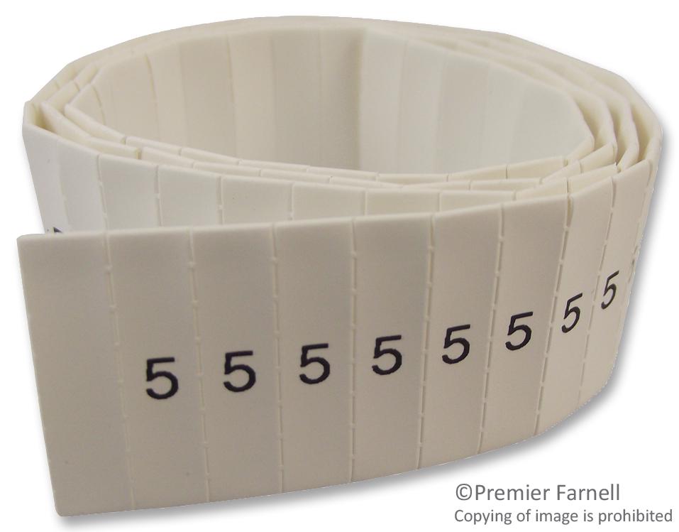 LHS12-4TW/5 CABLE MARKER, H/S, 12/4, 5, PK100 PRO POWER