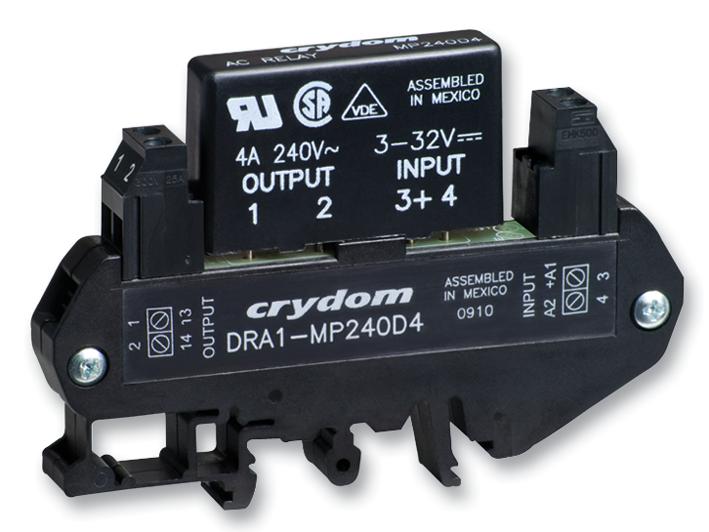DRA1-MP240D3 SSR, DIN MODULE, 280VAC, 3A SENSATA/CRYDOM