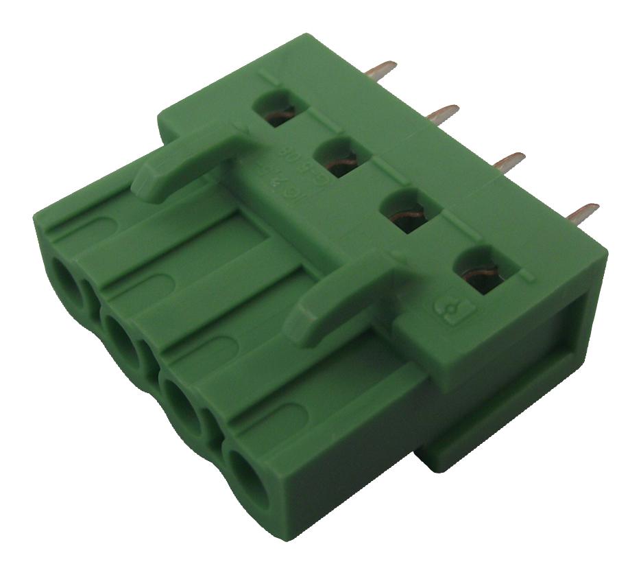 ICV 2,5/ 4-G-5,08 TERMINAL BLOCK, SOCKET, 4POS, TH PHOENIX CONTACT