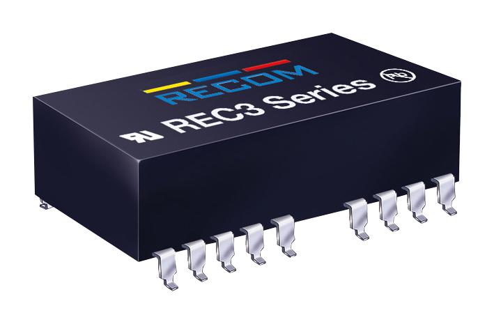 REC3-2405SRWZ/H6/A DC-DC CONV, MEDICAL, 5V, 0.6A RECOM POWER