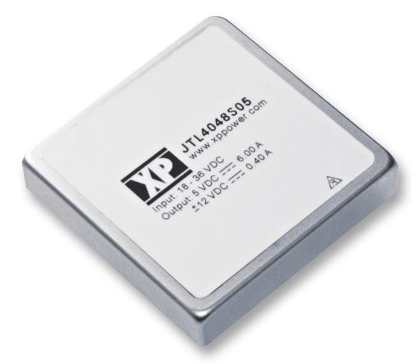 JTL4024S12 DC/DC CONVERTER, 40W 2X2" SINGLE O/P XP POWER