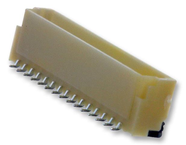 BM15B-SRSS-TB (LF)(SN) HEADER, SH, 15WAY, TOP, 1MM, TIN JST (JAPAN SOLDERLESS TERMINALS)