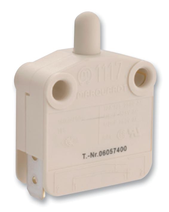 1117.0106-01 MICROSWITCH, SPNO, 16A, 400VAC MARQUARDT
