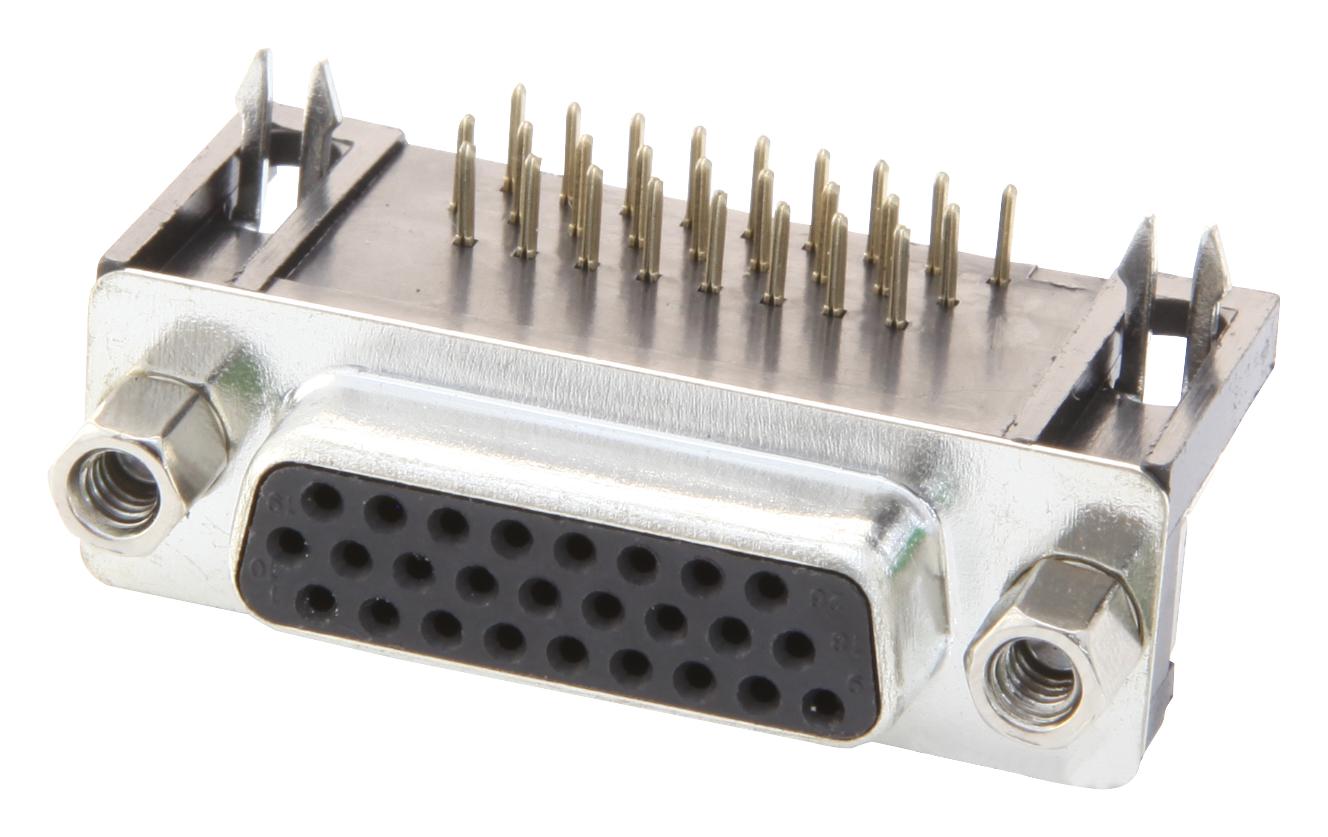 618026330923 SOCKET, HD D SUB, R/A, PCB, 26WAY WURTH ELEKTRONIK
