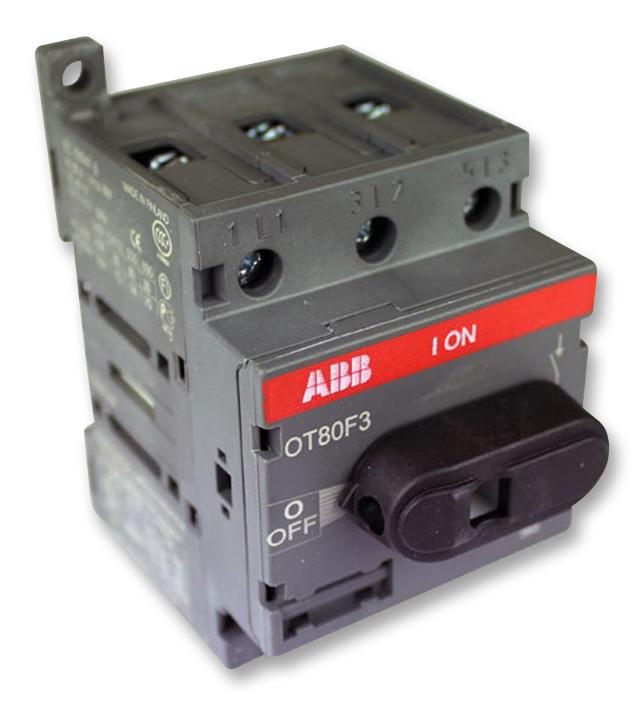 OT80F3 SWITCH,DISCONNECTOR,3P,80A ABB