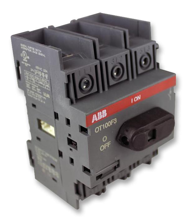 OT100F3 SWITCH,DISCONNECTOR,3P,100A ABB