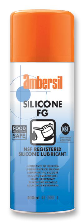 6150009350. LUBRICANT, SILICONE, FG, 400ML AMBERSIL
