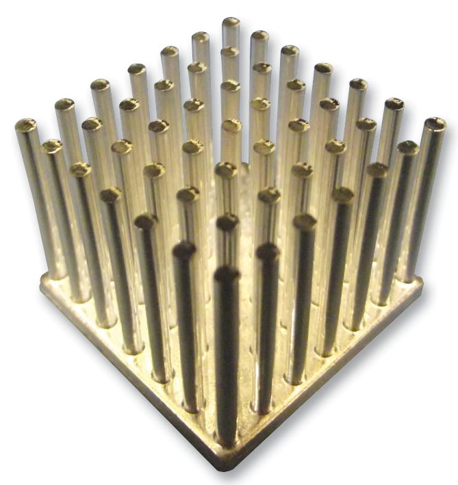 ICK S 25 X 25 X 18,5 LED HEATSINK, WITH PINS, SQUARE FISCHER ELEKTRONIK