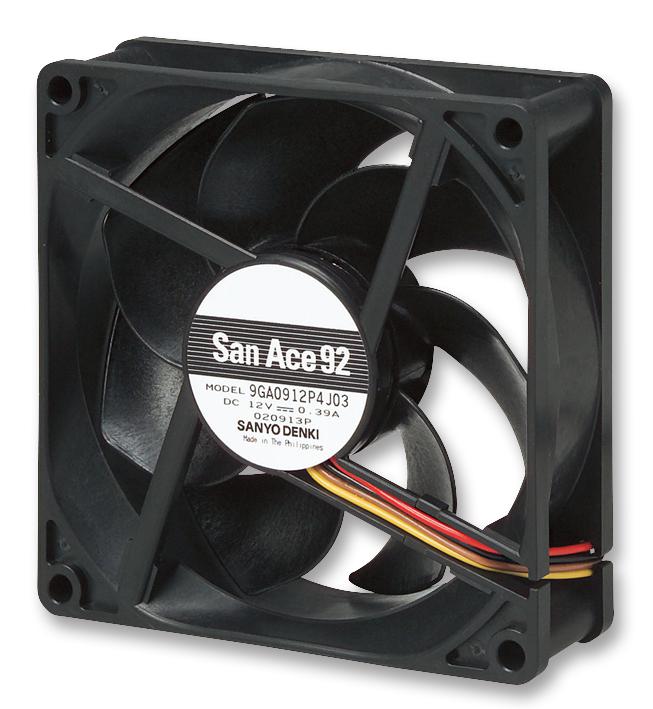 9GA0912P4J03 FAN,  LOW POWER,  92X25MM, 12V SANYO DENKI