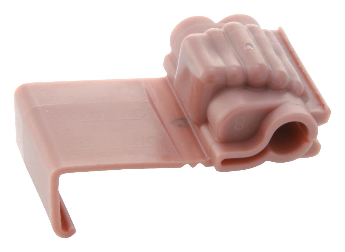 878211D TAP SPLICE, BROWN, 10-12 / 14-18AWG,PK25 MULTICOMP PRO