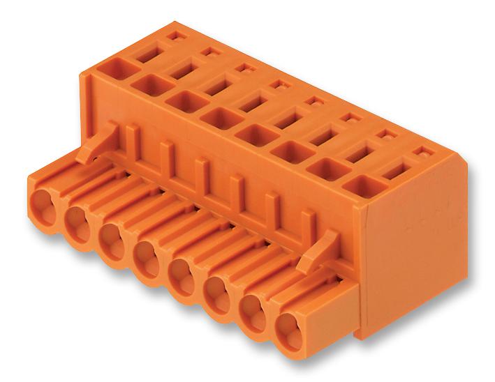 1707750000 TERMINAL BLOCK, PLUGGABLE, 8POS, 12AWG WEIDMULLER