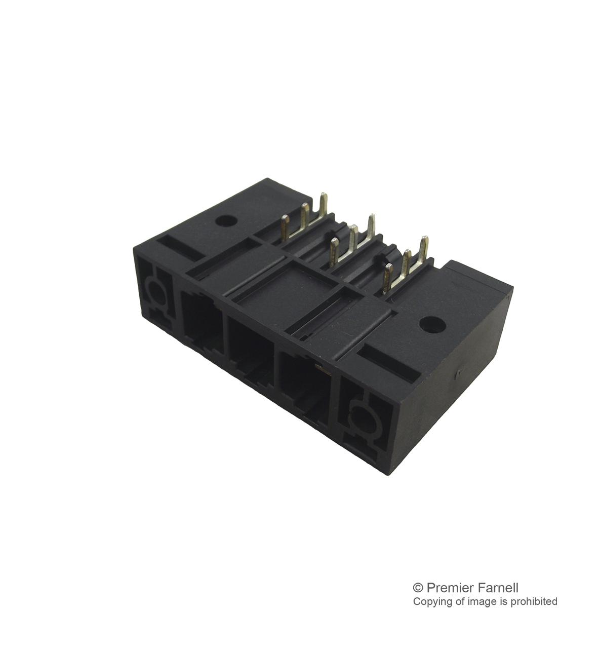 1813580000 HEADER, FLANGE, 10.16MM, R/A, 3WAY WEIDMULLER