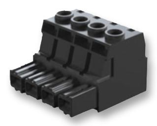 1924680000 TERMINAL BLOCK, PLUGGABLE, 8POS, 6AWG WEIDMULLER