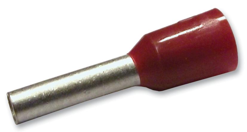 GTR1.5-8 FERRULE, INSULATED, DE, 1.5MMSQ., PK100 JST (JAPAN SOLDERLESS TERMINALS)