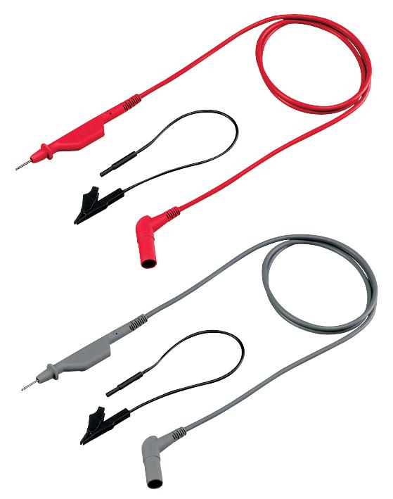 FLUKE STL120-III TEST LEAD SET, GREY/RED, 1.2M, 600V, 1A FLUKE