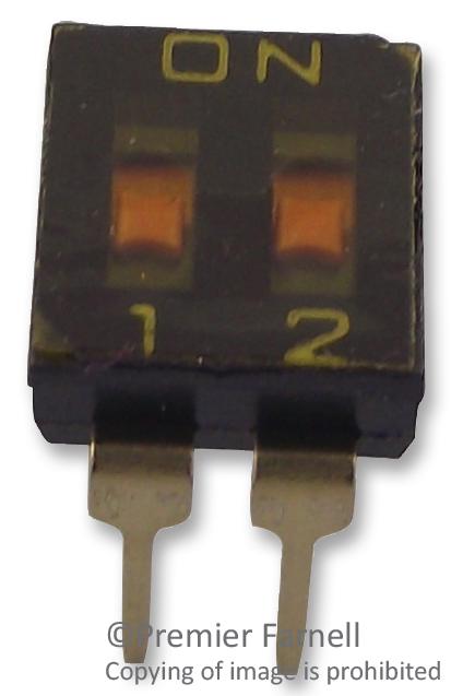 A6T2102 SWITCH, DIP, 2 WAY, SEALED OMRON