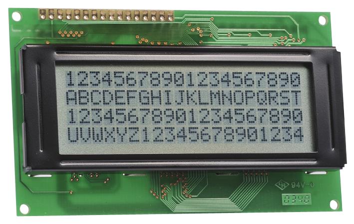 LCM-S02004DSF DISPLAY, DOT MATRIX, LCD, 20 X 4 LUMEX