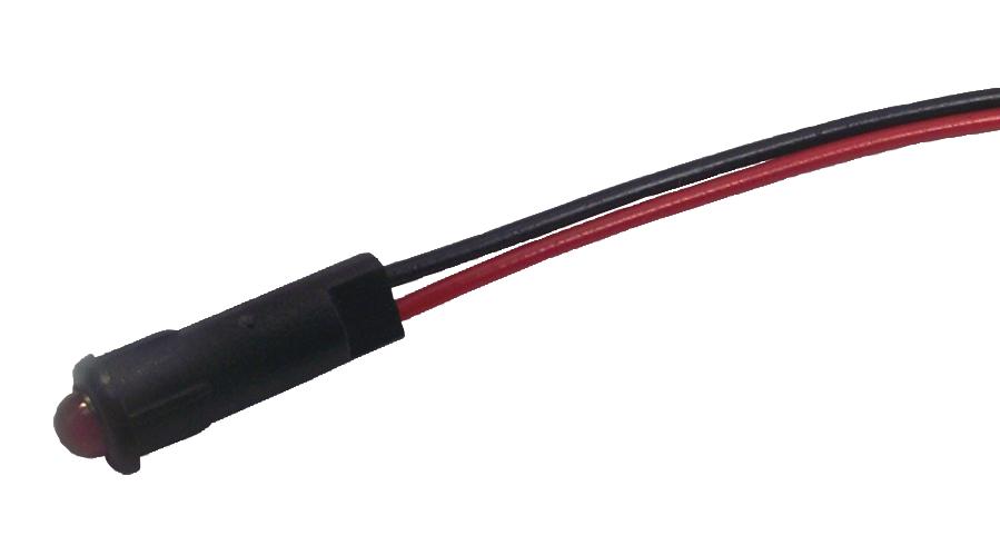 SSI-LXH312ID-150 INDICATOR, LED PANEL MOUNT, 3MM, RED LUMEX