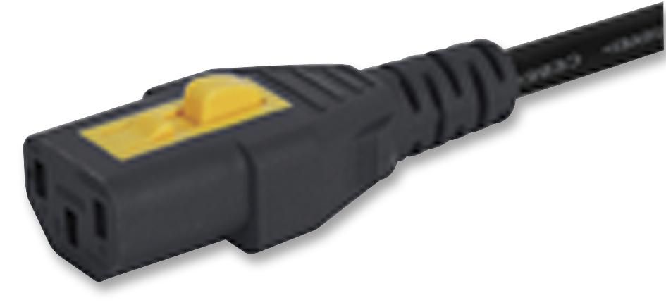 6051.2001 LEAD, V-LOCK, US PLUG, C13, 2M, BLK SCHURTER
