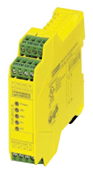 PSR-SPP-24DC/SDC4/2X1/B RELAY, SAFETY, DPST-NO, 250V, 6A PHOENIX CONTACT