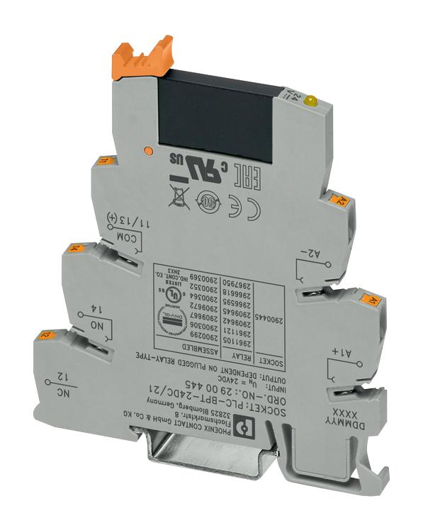 PLC-OPIT- 24DC/ 24DC/2 PLC OPTOCOUPLER, D/RAIL, 24DC/24DC PHOENIX CONTACT